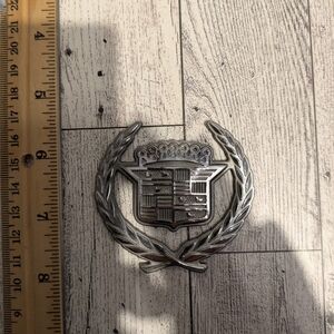 Cadillac Silver Car Badge